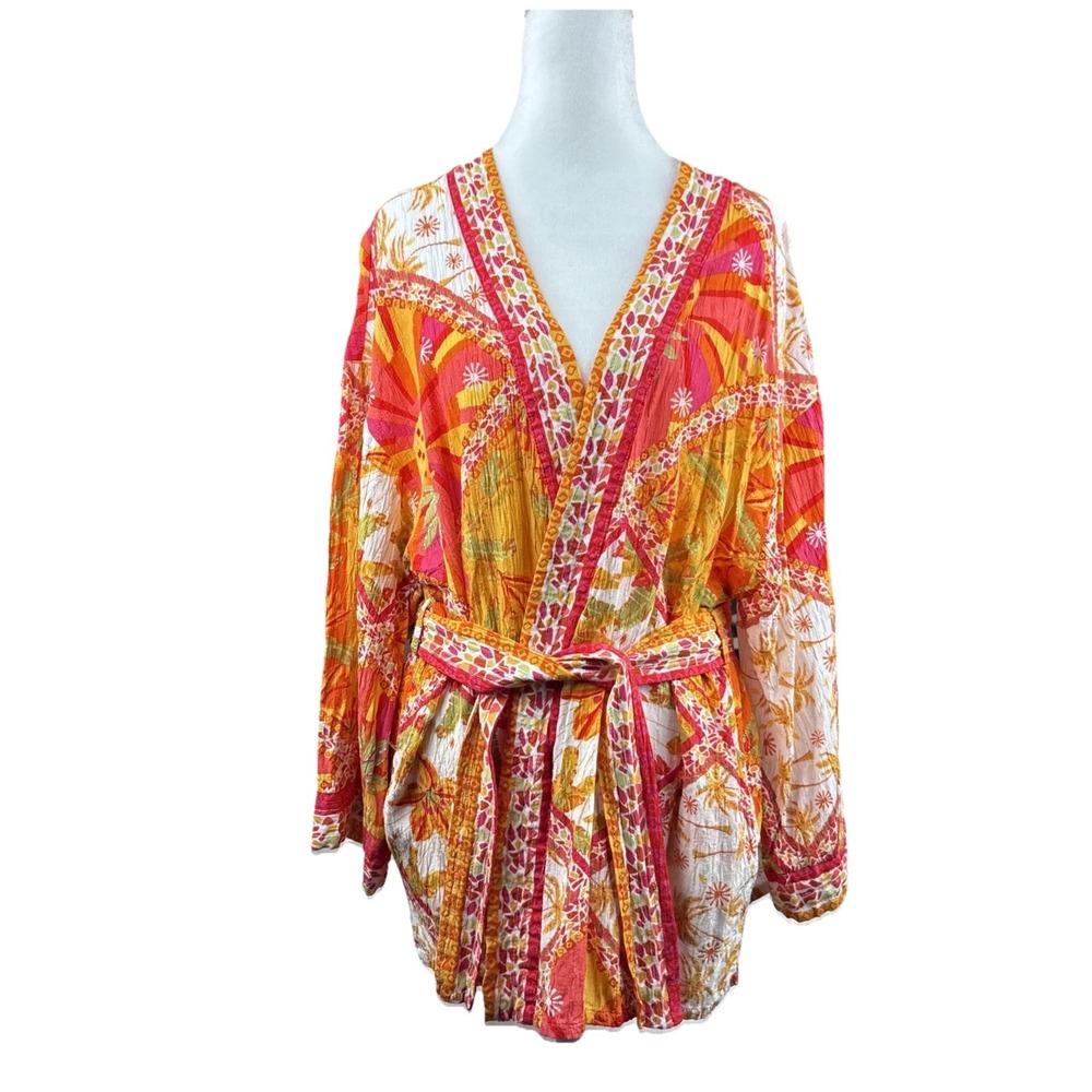 Haute Hippie Pink and Orange Kimono